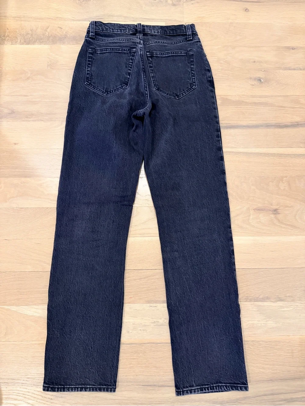 Abercrombie & Fitch “The Dad” High Rise Black Jeans, 24